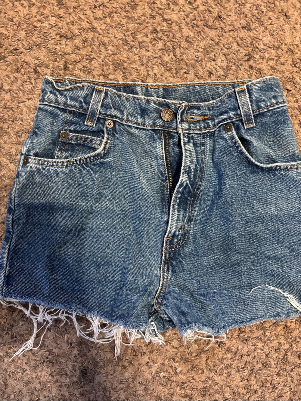 High-Rise Vtg Levi’s orange tab Denim Cutoff Shorts - Blue